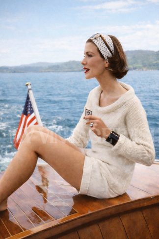 1950s Easy Garter Stitch Cowl Neck Sweater Knitting Pattern