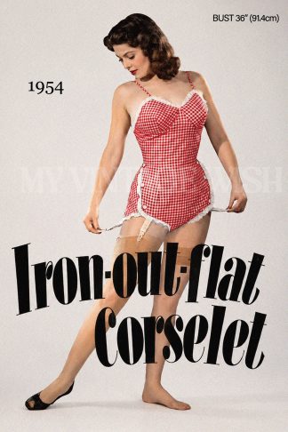 1950s Corselet Lingerie Sewing Pattern | Vintage All-in-One Foundation Garment