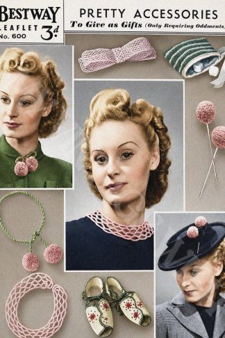 1940s Make Do and Mend Accessories & Gifts Craft Pattern